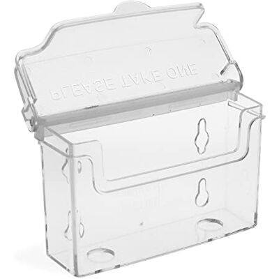 Taymar Visitkortshållare med lock, liggande format, transparent Taymar Visitkortshållare med lock, liggande format, transparent