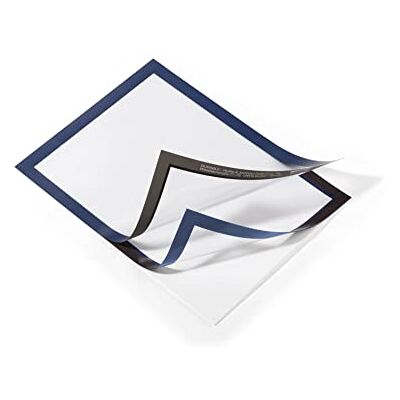 Durable 488207 inforam Duraframe A4, självhäftande magnetram, 10-pack, mörkblå Durable 488207 inforam Duraframe A4, självhäftande magnetram, 10-pack, mörkblå