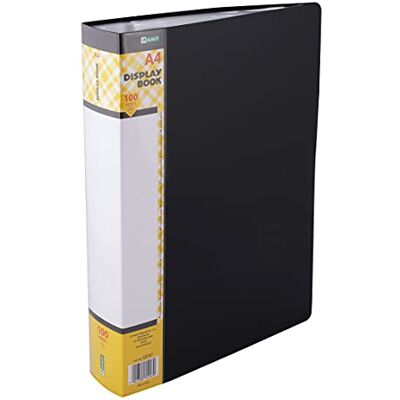 D.RECT Visningsbok PP A4 100 fodral visningsmapp solid presentationsmapp erbjudandemappar svart D.RECT Visningsbok PP A4 100 fodral visningsmapp solid presentationsmapp erbjudandemappar svart
