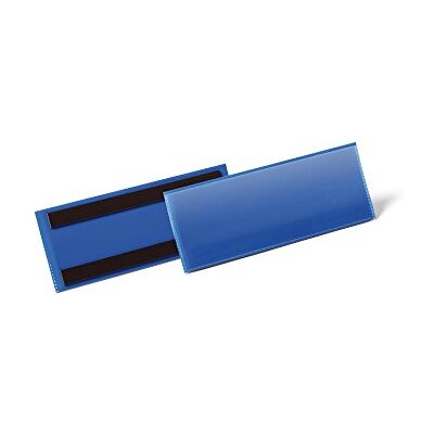 Durable 175707 Etiketthållare 1/2 A5L magnetisk, mörkblå, 50 stycken Durable 175707 Etiketthållare 1/2 A5L magnetisk, mörkblå, 50 stycken