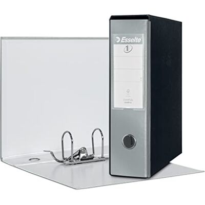Esselte Eurofile pärmar med spakmekanism och fodral Dorso 8 cm Metallized Grey Esselte Eurofile pärmar med spakmekanism och fodral Dorso 8 cm Metallized Grey