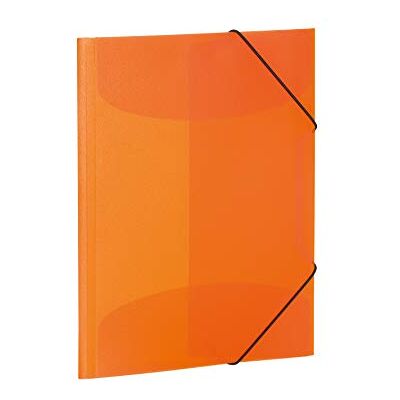 HERMA 19503 Samlarmapp DIN A4 genomskinlig orange, set om 3, stabil plast, tvättbar, slitstark, organisationsmapp med inre klaffar och elastiskt band, dokumentmapp för barn, pojkar, flickor HERMA 19503 Samlarmapp DIN A4 genomskinlig orange, set om 3, stabil plast, tvättbar, slitstark, organisationsmapp med inre klaffar och elastiskt band, dokumentmapp för barn, pojkar, flickor