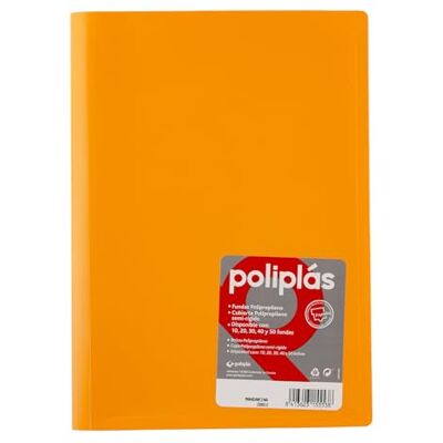 Grafoplás Grafoplas I Plastfodral I 50 Genomskinliga Fodral I Storlek Din A4 Mandarin I Serie Polypler Opak I Tillverkad i Spanien I Flexibla Kepsar I Stor Förvaringskapacitet Grafoplás Grafoplas I Plastfodral I 50 Genomskinliga Fodral I Storlek Din A4 Mandarin I Serie Polypler Opak I Tillverkad i Spanien I Flexibla Kepsar I Stor Förvaringskapacitet