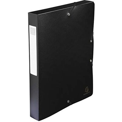 Exacompta Ref 59781E 1 arkivlåda med Opak-elastik polypropylen 4 cm rygg mått 25 x 33 cm för A4-format svart levereras monterad Kapacitet: 350 ark à 80 gram Exacompta Ref 59781E 1 arkivlåda med Opak-elastik polypropylen 4 cm rygg mått 25 x 33 cm för A4-format svart levereras monterad Kapacitet: 350 ark à 80 gram