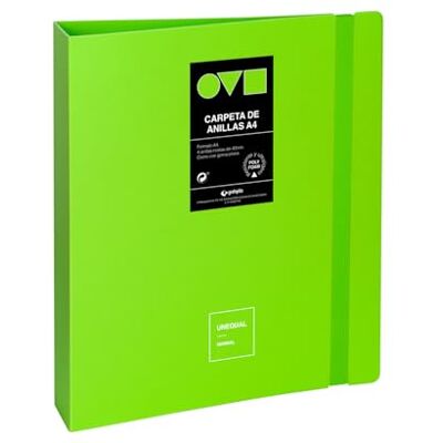 Grafoplás Grafoplas A4-ringpärm 4 D-ringar 40 mm Minimal Onequal Grön 360-öppning Robust och ultralätt Polyfoam Återvinningsbar Perfekt för skol- och kontorsdokument Grafoplás Grafoplas A4-ringpärm 4 D-ringar 40 mm Minimal Onequal Grön 360-öppning Robust och ultralätt Polyfoam Återvinningsbar Perfekt för skol- och kontorsdokument