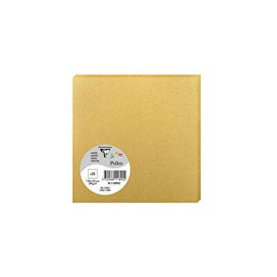 Clairefontaine pollen kraftkort Kort 135 x 135 mm Iridescent Gold Clairefontaine pollen kraftkort Kort 135 x 135 mm Iridescent Gold