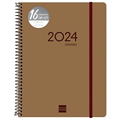 Finocam Ikon agenda 16 månader 2023 2024 vecka vertikal september 2023 december 2024 (16 månader) internationell brun Finocam Ikon agenda 16 månader 2023 2024 vecka vertikal september 2023 december 2024 (16 månader) internationell brun