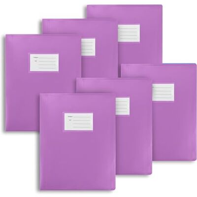 ARPAN Displaybok – Premiumkvalitet 104 fickor A4 displaybok mapp 208 sidor Flexi omslag presentationsmapp av (lila – 6-pack) ARPAN Displaybok – Premiumkvalitet 104 fickor A4 displaybok mapp 208 sidor Flexi omslag presentationsmapp av (lila – 6-pack)