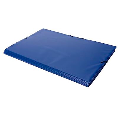 Grafoplás 1240030 Pvc-mapp, Blå, Folio Långvarig Grafoplás 1240030 Pvc-mapp, Blå, Folio Långvarig