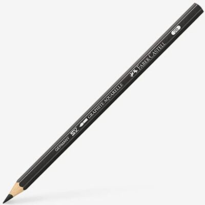 Faber-Castell 6 akvarellgrafitpennor 2B Faber-Castell 6 akvarellgrafitpennor 2B