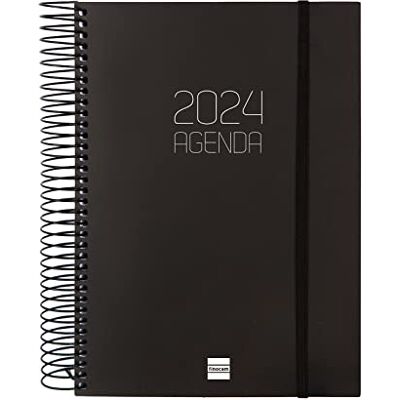 Finocam Agenda 2024 Spiral Opaque 1 Dag Sida Januari 2024 December 2024 (12 månader) Svart International Finocam Agenda 2024 Spiral Opaque 1 Dag Sida Januari 2024 December 2024 (12 månader) Svart International