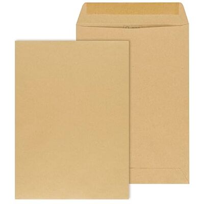 ÖKI väska C5, 100 stycken, kuvert våtlevande, 162 x 229 mm, 90 g, brun ÖKI väska C5, 100 stycken, kuvert våtlevande, 162 x 229 mm, 90 g, brun