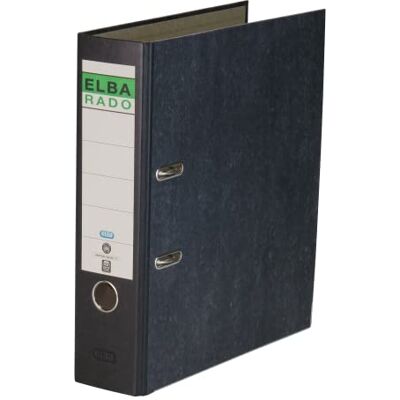 Elba 100081018 Recycling-mapp molnmarmor 8 cm bred DIN A4 svart baksida grön stång mapp blå ängel certifierad Elba 100081018 Recycling-mapp molnmarmor 8 cm bred DIN A4 svart baksida grön stång mapp blå ängel certifierad