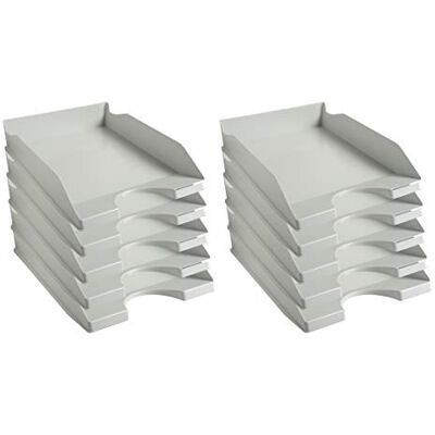 Exacompta 12306D förpackning med 10 kuvert Ecotray ECO för dokument i A4+format, 1 paket, grå Exacompta 12306D förpackning med 10 kuvert Ecotray ECO för dokument i A4+format, 1 paket, grå