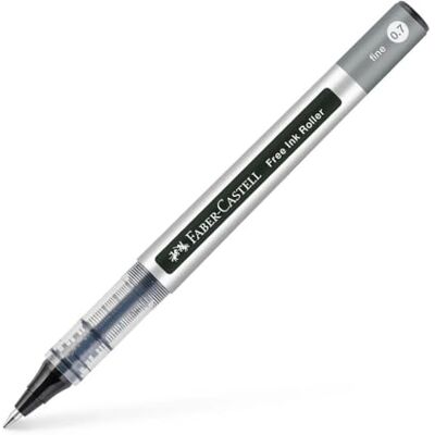 Faber-Castell 348199 Free Ink Roller 0,7 Svart Förpackning med 12. Faber-Castell 348199 Free Ink Roller 0,7 Svart Förpackning med 12.