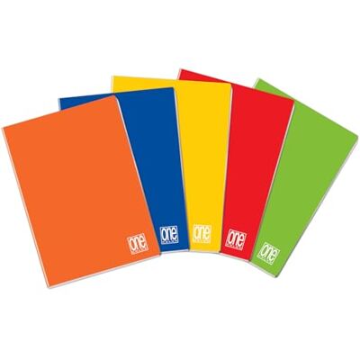 Blasetti One Color Essential 5 A4-anteckningsblock (21 cm x 29,7 cm) – 5 M linje, 5 mm rutor utan marginal för elementära och medelstora – 80 G/kvm papper – blandade färger – 5-pack Blasetti One Color Essential 5 A4-anteckningsblock (21 cm x 29,7 cm) – 5 M linje, 5 mm rutor utan marginal för elementära och medelstora – 80 G/kvm papper – blandade färger – 5-pack