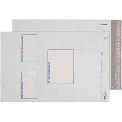 Blake rent Packaging C3+ 430 x 330 mm polypost polyeten postpåse kuvert skala & förslutning (PE64/W/100) vit förpackning med 100 Blake rent Packaging C3+ 430 x 330 mm polypost polyeten postpåse kuvert skala & förslutning (PE64/W/100) vit förpackning med 100