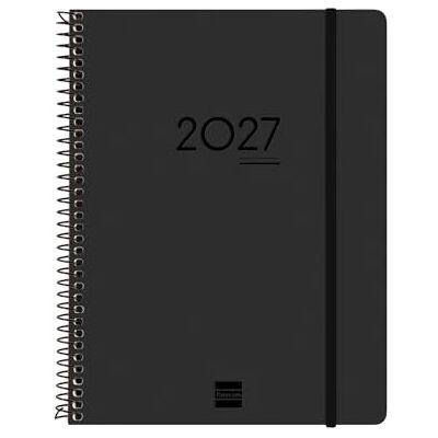 Finocam Ikon Weekly Planner 16-Month Weekly View Vertical Layout · September 2026 to December 2027 Black · International Week-to-view diary Finocam Ikon Weekly Planner 16-Month Weekly View Vertical Layout · September 2026 to December 2027 Black · International Week-to-view diary
