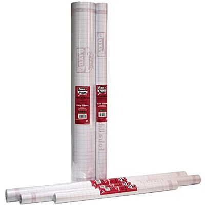 FIXO Omslag Självhäftande bokfoderrulle 0,33 x 1,5 m Transparent polypropylen 50µ Perfekt för att skydda böcker och skolmaterial, flyttbart lim FIXO Omslag Självhäftande bokfoderrulle 0,33 x 1,5 m Transparent polypropylen 50µ Perfekt för att skydda böcker och skolmaterial, flyttbart lim