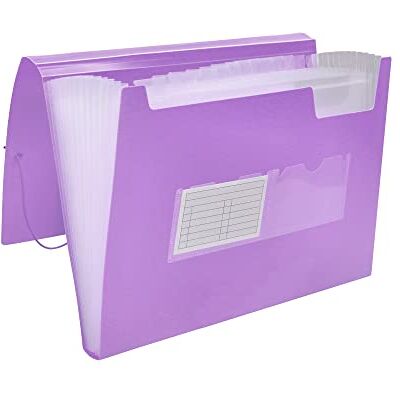 Liderpapel Ledande mapp sorterare bälg polypropen din a4 ogenomskinlig lavendel 13 lägenheter Liderpapel Ledande mapp sorterare bälg polypropen din a4 ogenomskinlig lavendel 13 lägenheter