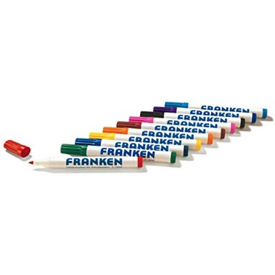 Franken GmbH Z1902 10 – Bordspenna, påfyllningsbar, linjebredd 2–6 mm, 10 stycken, svart Franken GmbH Z1902 10 – Bordspenna, påfyllningsbar, linjebredd 2–6 mm, 10 stycken, svart