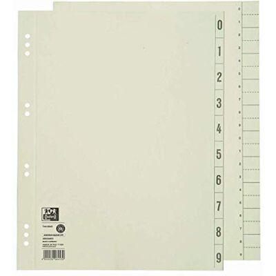 Oxford ELBA 400004663 Avskiljningsblad av Recycling-kartong för DIN A4 100-pack hål 6 och 8 cm chamois separationsblad mapp register kalender blå ängel Oxford ELBA 400004663 Avskiljningsblad av Recycling-kartong för DIN A4 100-pack hål 6 och 8 cm chamois separationsblad mapp register kalender blå ängel