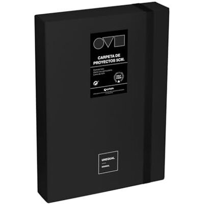 Grafoplás Grafoplas Arkivmapp för projekt Lomo 5 cm Foliostorlek Hårt omslag PolyFoam Robust och ultralätt Svart färg Minimal Uniqual Collection Perfekt för skoldokument Grafoplás Grafoplas Arkivmapp för projekt Lomo 5 cm Foliostorlek Hårt omslag PolyFoam Robust och ultralätt Svart färg Minimal Uniqual Collection Perfekt för skoldokument