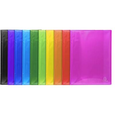 Exacompta 85970E siktmapp iderama (tillverkad av PP, robust, med 100 skal, perfekt för dokument DIN A4, 21 x 29,7 cm) färgsorterade 8-pack Exacompta 85970E siktmapp iderama (tillverkad av PP, robust, med 100 skal, perfekt för dokument DIN A4, 21 x 29,7 cm) färgsorterade 8-pack