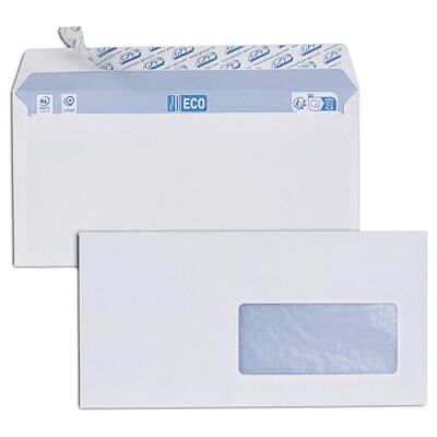 GPV 7856 kuvert, DL, 110 x 220 mm, vitt med fönster, 75 g GPV 7856 kuvert, DL, 110 x 220 mm, vitt med fönster, 75 g