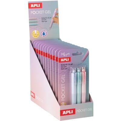 APLI 20498 – pennställ gel mini pastell spets 0,5 mm APLI 20498 – pennställ gel mini pastell spets 0,5 mm