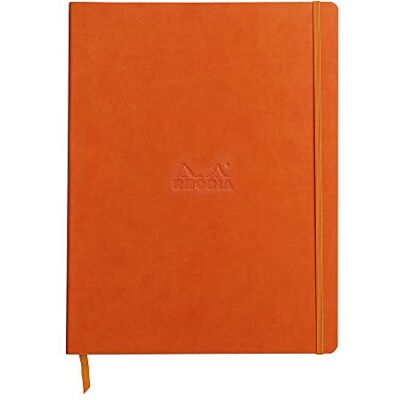 Rhodia Anteckningsbok, A4+, Fodrad Tangerine Rhodia Anteckningsbok, A4+, Fodrad Tangerine