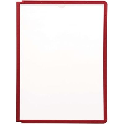 Durable 560603 Panel SHERPA A4, röd, 5 stycken Durable 560603 Panel SHERPA A4, röd, 5 stycken