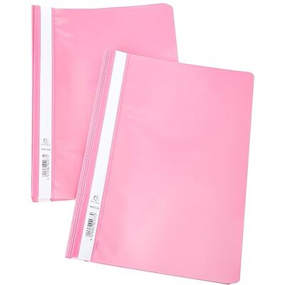 Exacompta Ref 449212B Förpackning med 25 presentationsmappar med lameller PVC-fodral av standardkvalitet etikett i fullhöjd metalllameller rosa färg Exacompta Ref 449212B Förpackning med 25 presentationsmappar med lameller PVC-fodral av standardkvalitet etikett i fullhöjd metalllameller rosa färg