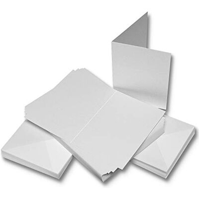 Craft UK Limited Craft UK W111 A6 linnekort och kuvert paket med 50 vit Craft UK Limited Craft UK W111 A6 linnekort och kuvert paket med 50 vit