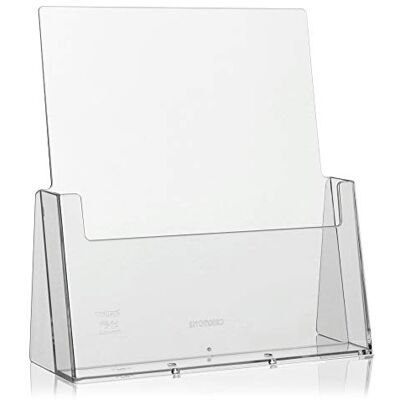 Taymar 2 C230 stycken DIN A4 broschyrhållare, broschyrstativ, transparent Taymar 2 C230 stycken DIN A4 broschyrhållare, broschyrstativ, transparent