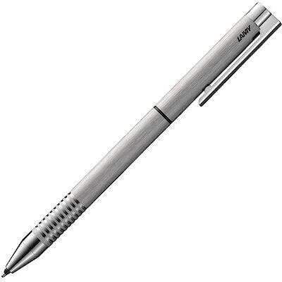 Lamy logo borstad tvillingpenna – tidlös multifunktionspenna – mekanisk penna och kulspetspenna i ett elegant rostfritt stål – inkl. kulspetspenna refill M 21 svart och fin linje refill M 41 (0,5 mm) Lamy logo borstad tvillingpenna – tidlös multifunktionspenna – mekanisk penna och kulspetspenna i ett elegant rostfritt stål – inkl. kulspetspenna refill M 21 svart och fin linje refill M 41 (0,5 mm)