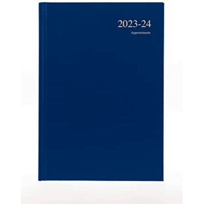 Collins Debden Essentials Academic 2023-24 A5 dag till en sida mellanårsdagboksplanerare (möten) skola, högskola- eller universitetsperioddagbok – juli 2023 till juli 2024 – blå – Collins Debden Essentials Academic 2023-24 A5 dag till en sida mellanårsdagboksplanerare (möten) skola, högskola- eller universitetsperioddagbok – juli 2023 till juli 2024 – blå –
