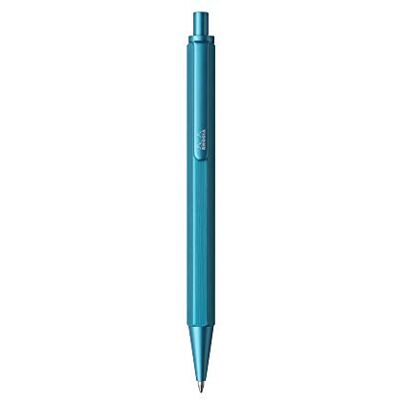 Rhodia 9386C Stylo-Bille Rechargeable scRipt Corps Hexagonal en Aluminium Brossé Turquoise Pointe Rétractable à Bille Haute Précision 0,7 mm, Encre Noire Collection scRipt Rhodia 9386C Stylo-Bille Rechargeable scRipt Corps Hexagonal en Aluminium Brossé Turquoise Pointe Rétractable à Bille Haute Précision 0,7 mm, Encre Noire Collection scRipt