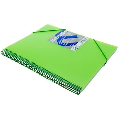 Grafoplás 39834020-mapp 40 spiral A4-fodral med kuvert. Grön färg Grafoplás 39834020-mapp 40 spiral A4-fodral med kuvert. Grön färg