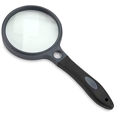 Carson SureGrip 2x förstoring med glas- och akryllinser - Förstoring Carson SureGrip 2x förstoring med glas- och akryllinser - Förstoring