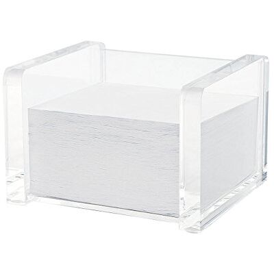 WEDO 608016 akryl portfölj Anteckningslappbox glasklar WEDO 608016 akryl portfölj Anteckningslappbox glasklar