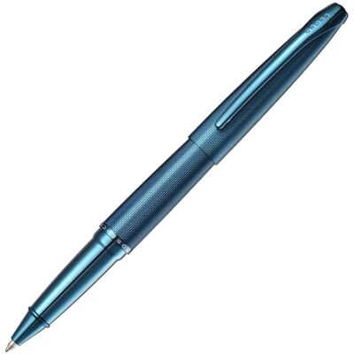 Cross ATX påfyllningsbar gelbläck kulspetspenna, medium rollerball, inkluderar premium presentask – mörkblå Cross ATX påfyllningsbar gelbläck kulspetspenna, medium rollerball, inkluderar premium presentask – mörkblå