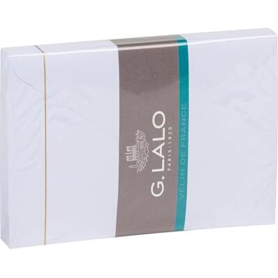 G-LALO Lalo 19901L – förpackning med 25 kuvert diploma, fodrad, 11,4 x 16,2 cm, 1 förpackning, vit G-LALO Lalo 19901L – förpackning med 25 kuvert diploma, fodrad, 11,4 x 16,2 cm, 1 förpackning, vit