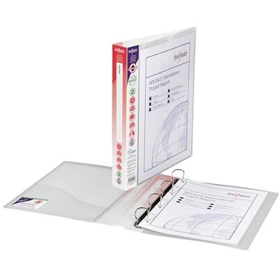 Snopake presentationsringbok/13386 A4 transparent Snopake presentationsringbok/13386 A4 transparent