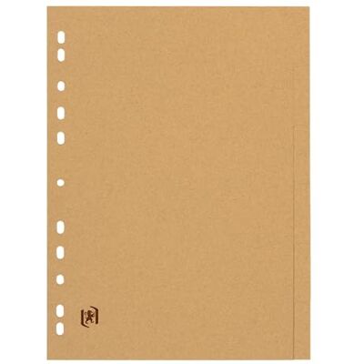Oxford 20 neutrala intercalaire massor Touareg A4 6 positioner återvunnet kort tjocklek 265g naturlig beige Oxford 20 neutrala intercalaire massor Touareg A4 6 positioner återvunnet kort tjocklek 265g naturlig beige
