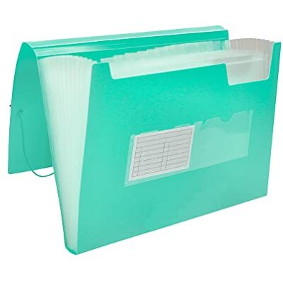 Liderpapel Ledande mapp sorterare bälg polypropen din a4 verede ogenomskinlig 13 lägenheter Liderpapel Ledande mapp sorterare bälg polypropen din a4 verede ogenomskinlig 13 lägenheter
