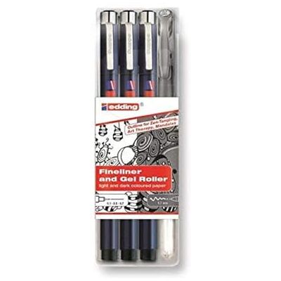 edding 1800/2185 startset för handbokstäver – set med 4 pennor – perfekt för konstnärer eller nybörjare, för professionellt eller privat bruk, perfekt för kreativt skönande, textning edding 1800/2185 startset för handbokstäver – set med 4 pennor – perfekt för konstnärer eller nybörjare, för professionellt eller privat bruk, perfekt för kreativt skönande, textning