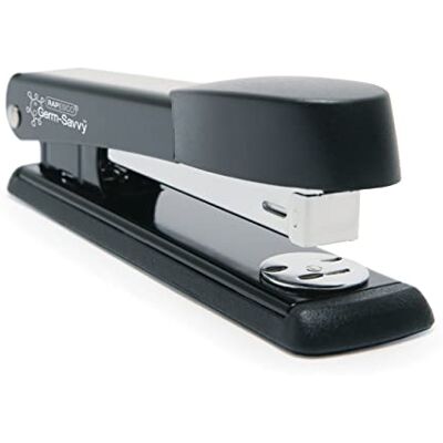 Rapesco R54500B2 Marlin Germ-Savvy Antibakteriell Häftapparat, Kapacitet på 25 Ark, Svart Rapesco R54500B2 Marlin Germ-Savvy Antibakteriell Häftapparat, Kapacitet på 25 Ark, Svart