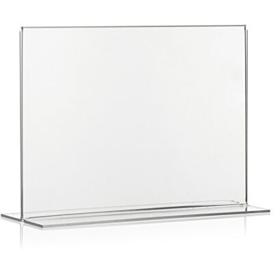 VITAdisplays 5-pack DIN A5 reklamstativ/T-stativ/T-stativ i liggande format/bordsstativ från original PLEXIGLAS® VITAdisplays 5-pack DIN A5 reklamstativ/T-stativ/T-stativ i liggande format/bordsstativ från original PLEXIGLAS®