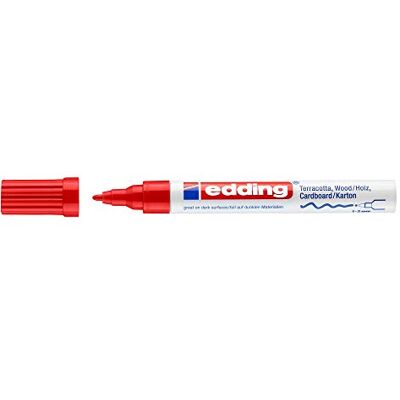 edding 4040 CR Matt färgmarkör Röd edding 4040 CR Matt färgmarkör Röd